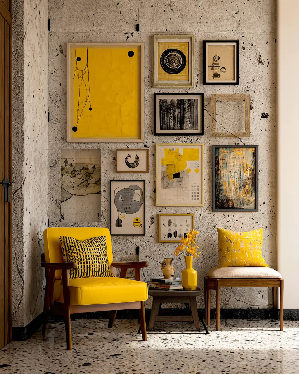 Soft Yellow Vintage Balcony Decor Ideas