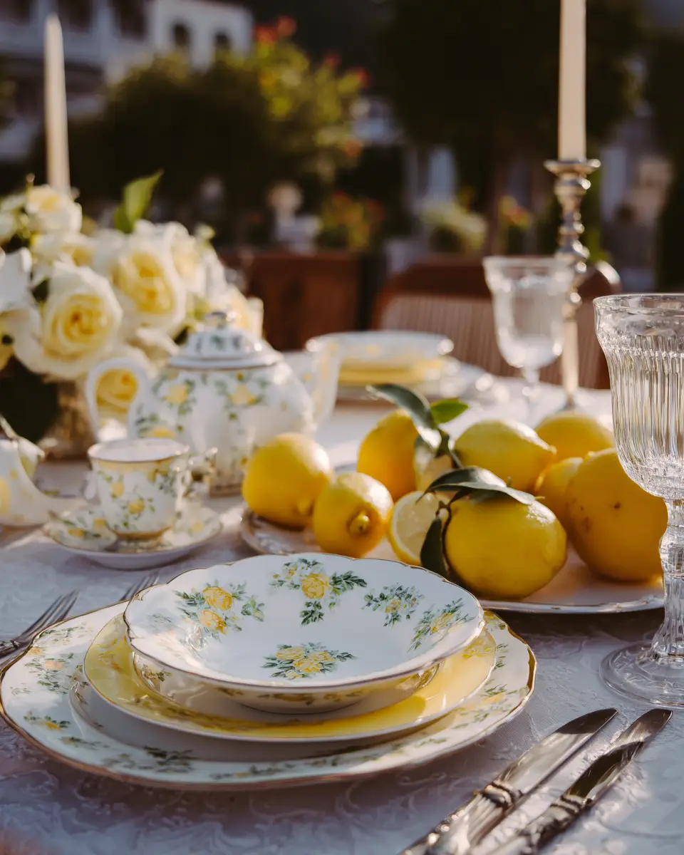 Soft Yellow Vintage Balcony Decor Ideas