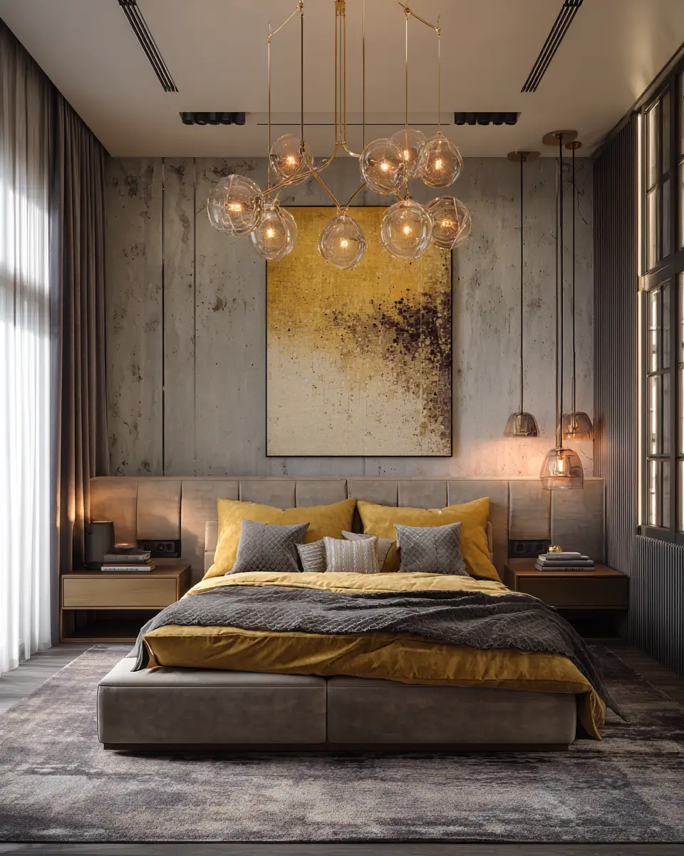 Soft Yellow Vintage Bedroom Decor Ideas - Featured