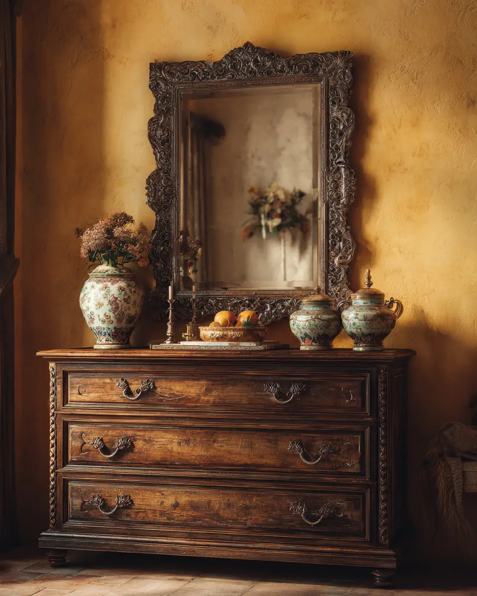 Soft Yellow Vintage Bedroom Decor Ideas