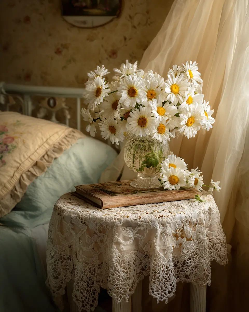 Soft Yellow Vintage Bedroom Decor Ideas