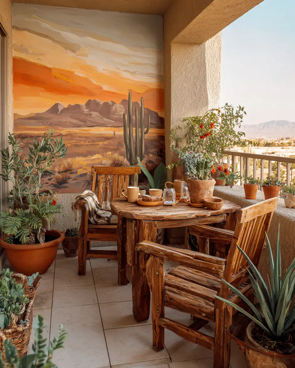Southwestern Balcony Decor Ideas