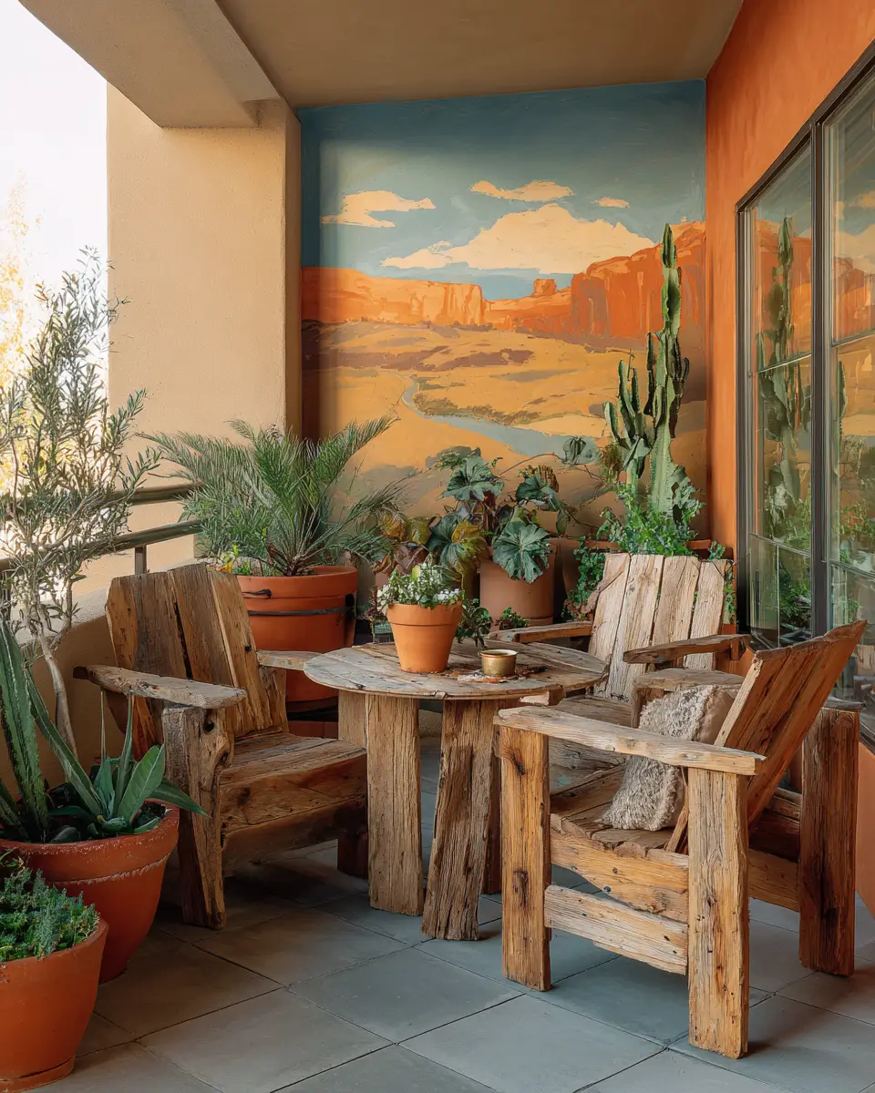 Southwestern Balcony Decor Ideas