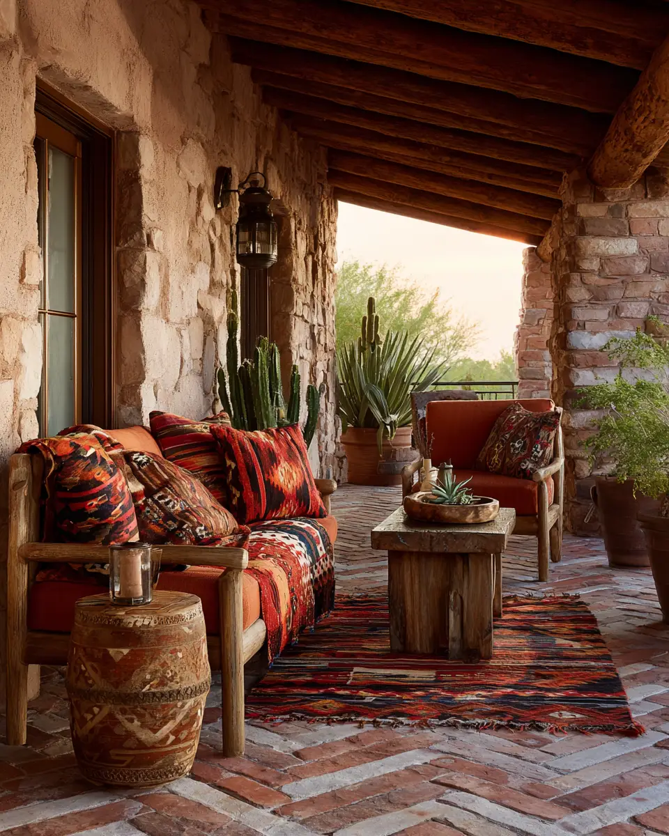 Southwestern Porch Decor Ideas