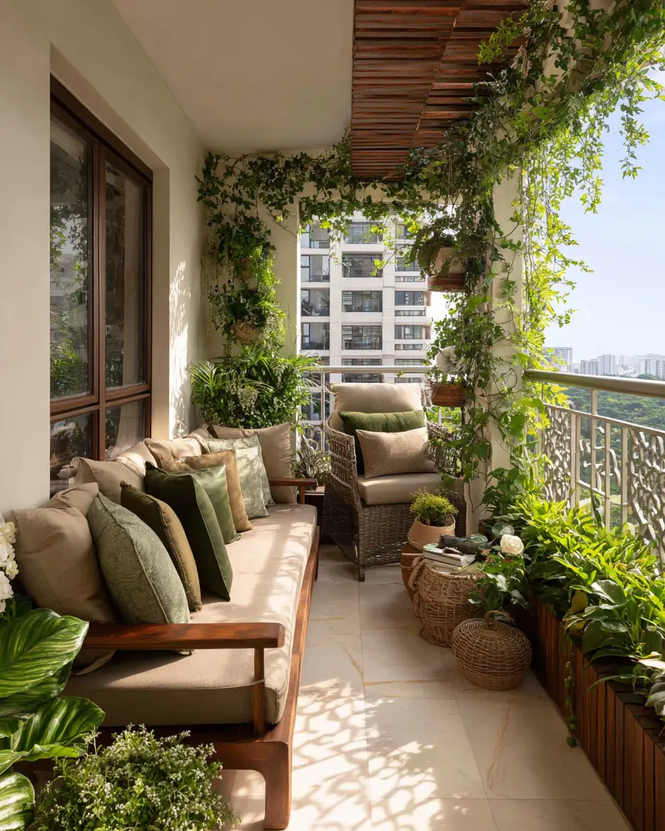 Spacious Balcony Decor Ideas