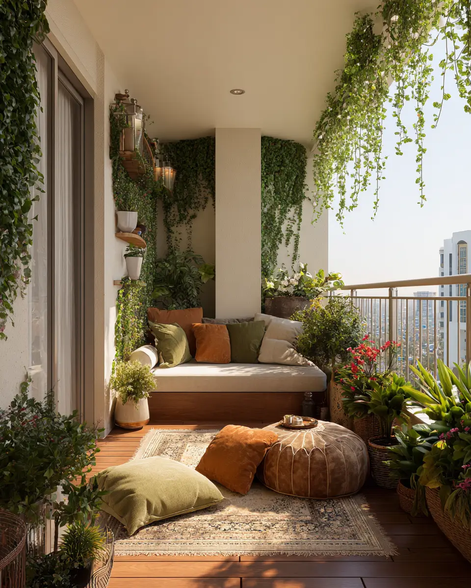 Spacious Balcony Decor Ideas