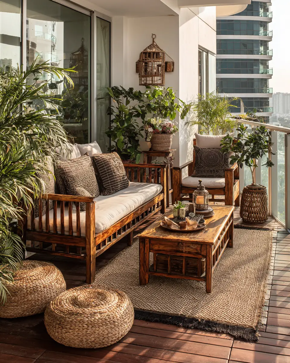 Spacious Balcony Decor Ideas