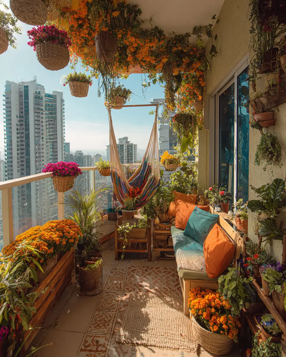 Spacious Balcony Decor Ideas