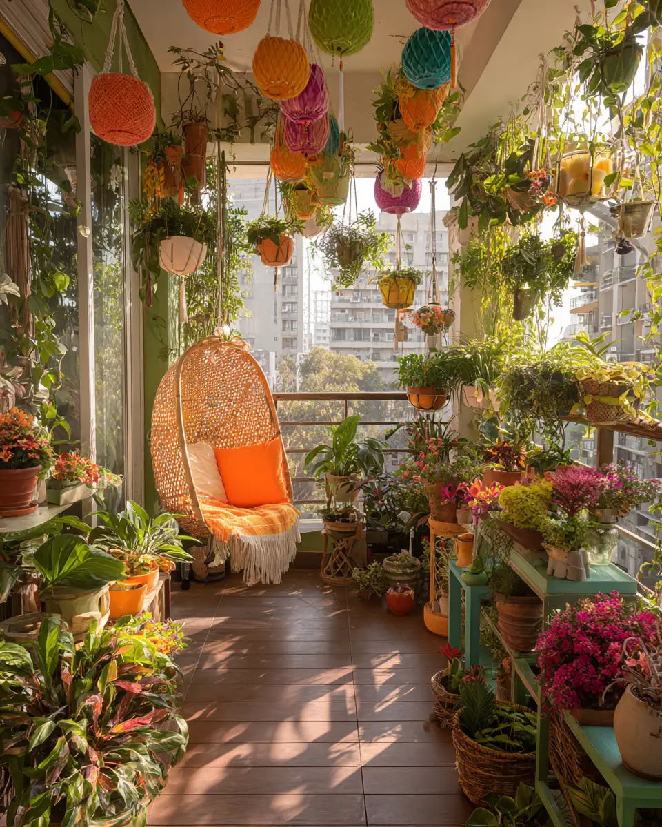 Spacious Balcony Decor Ideas