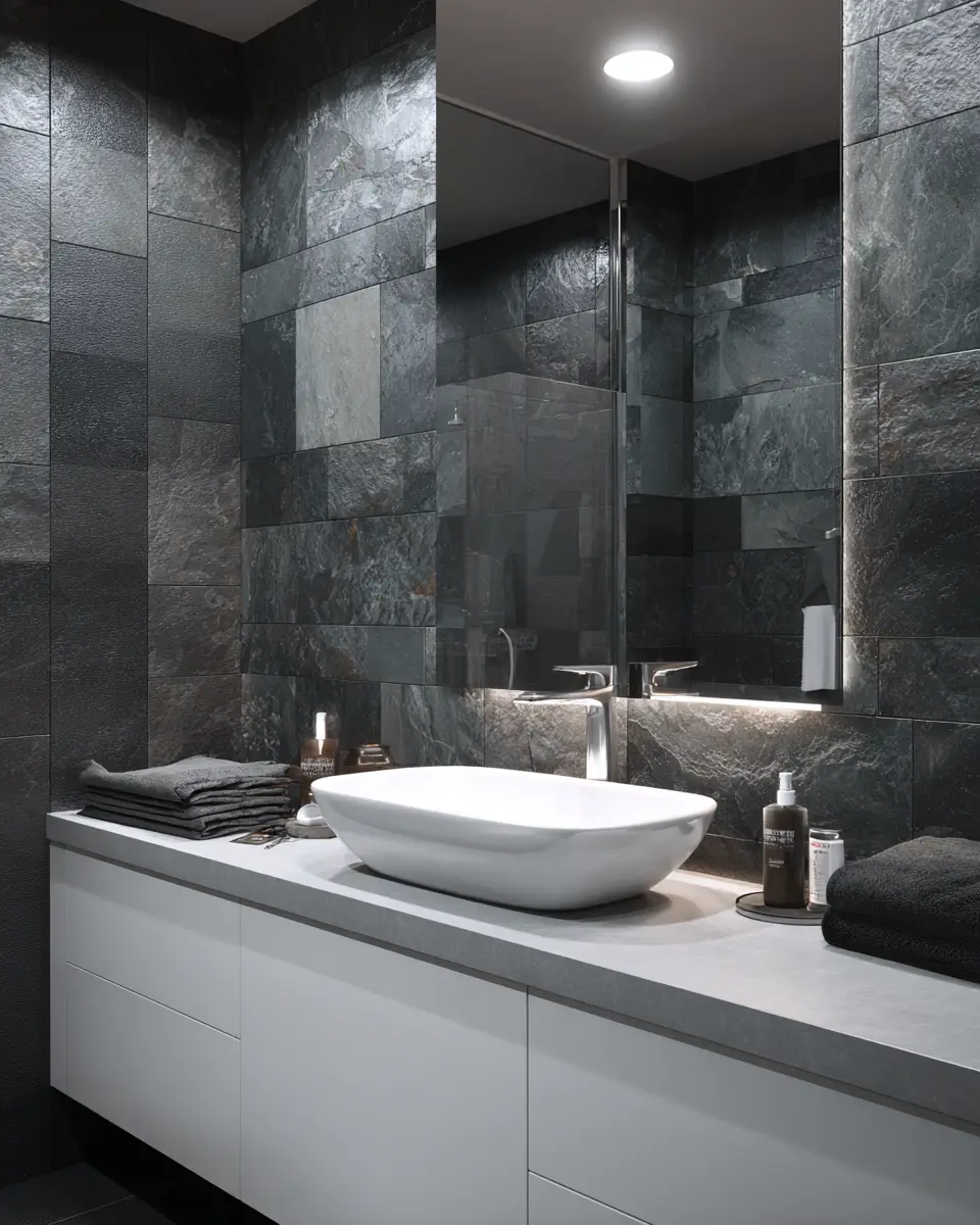 Stone-Inspired Bathroom Decor Ideas - Featured