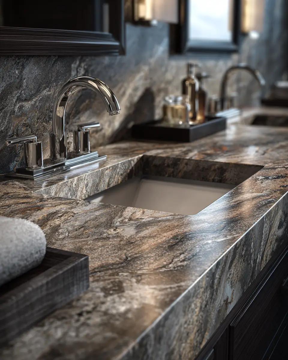 Stone-Inspired Bathroom Decor Ideas