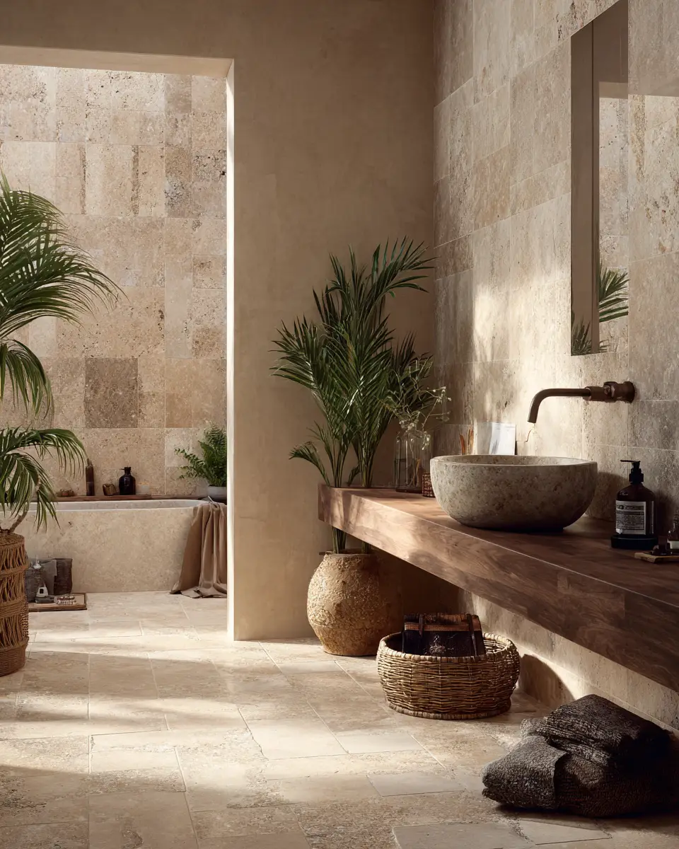 Stone-Inspired Bathroom Decor Ideas