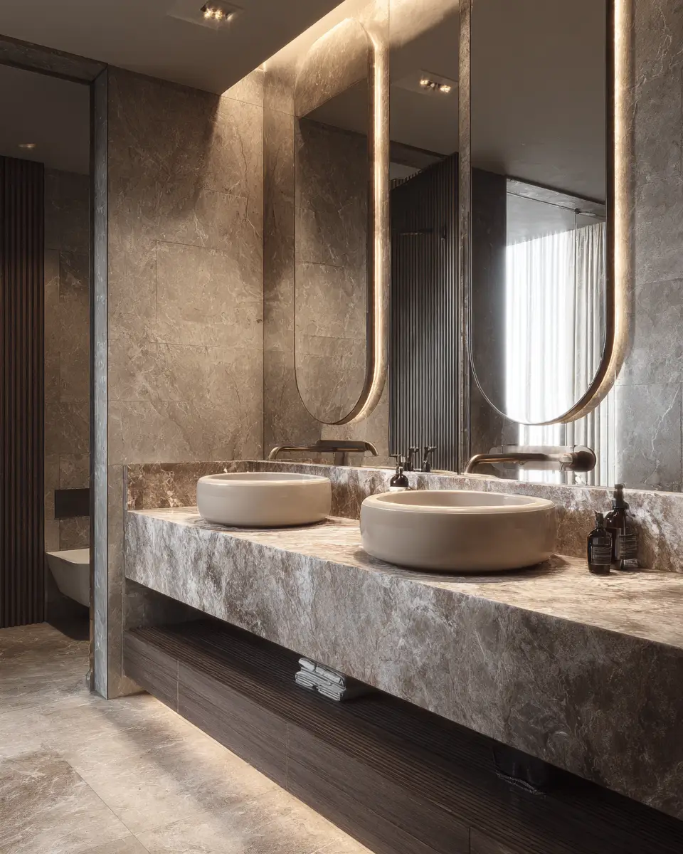 Stone-Inspired Bathroom Decor Ideas