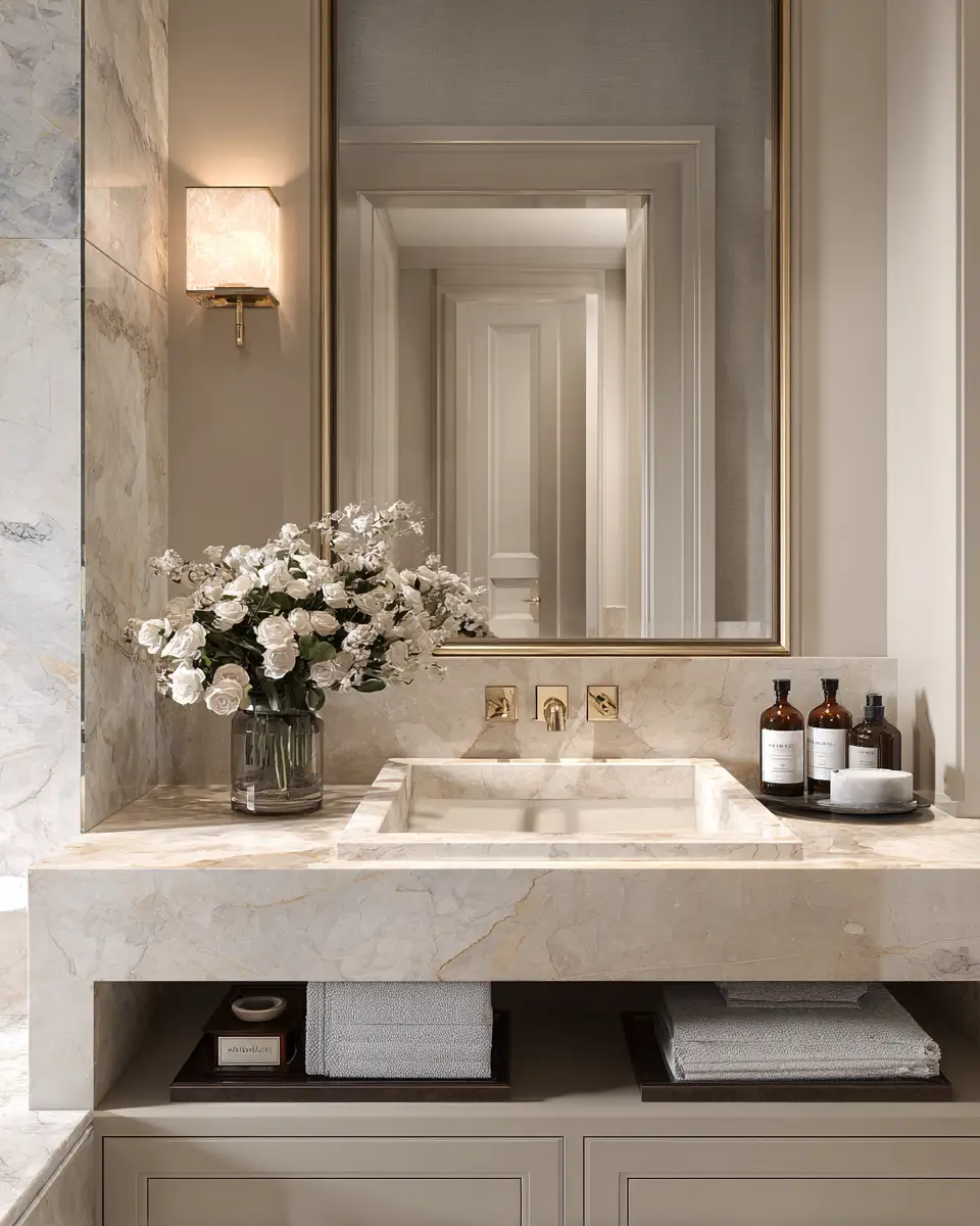 Stone-Inspired Bathroom Decor Ideas