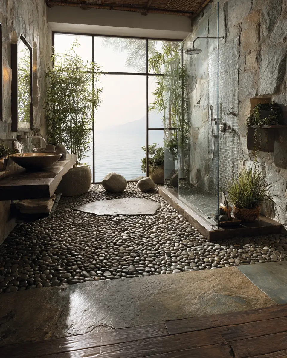 Stone-Inspired Bathroom Decor Ideas