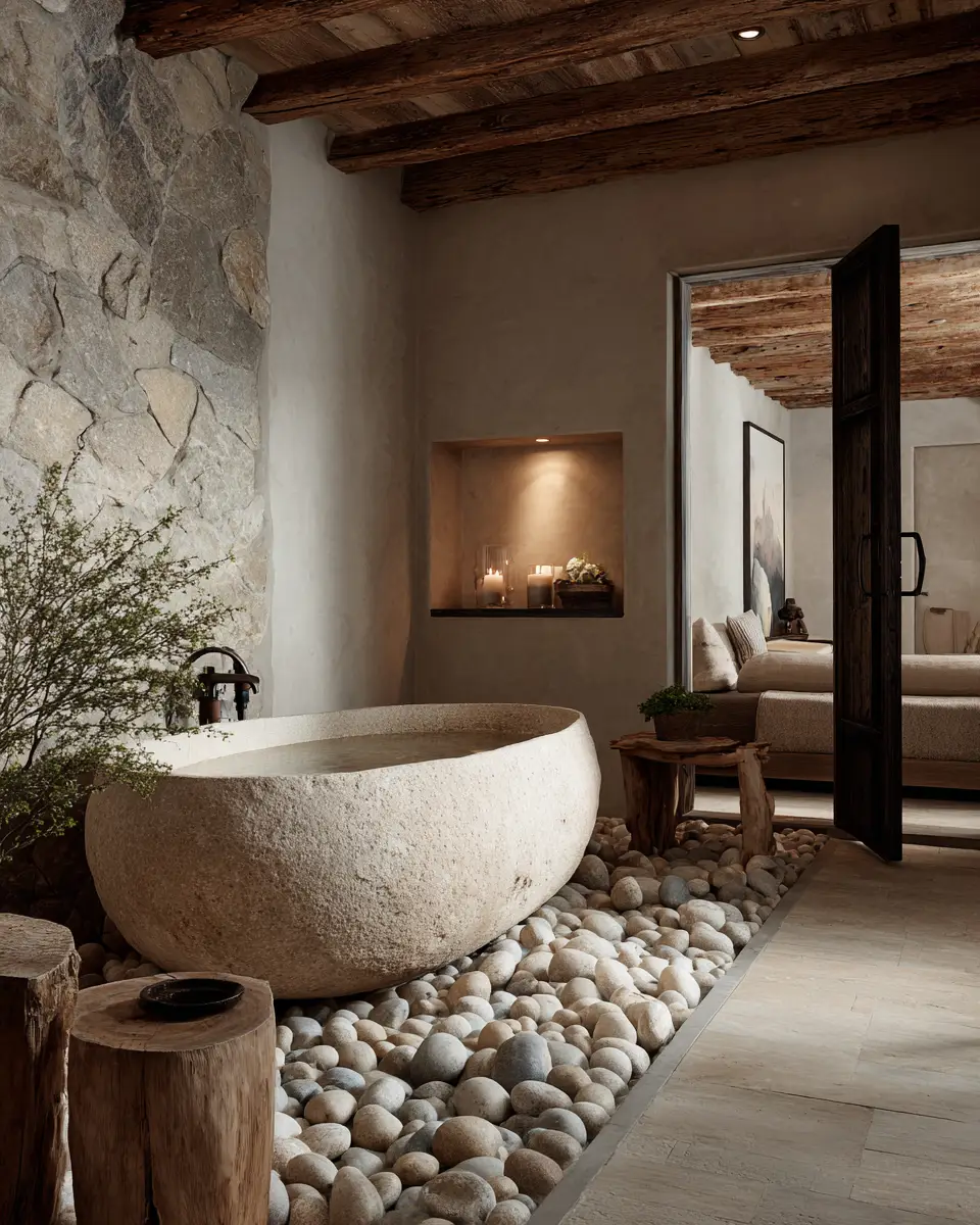 Stone-Inspired Bathroom Decor Ideas