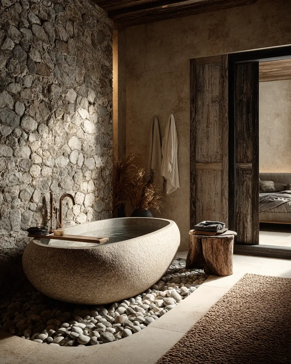 Stone-Inspired Bathroom Decor Ideas