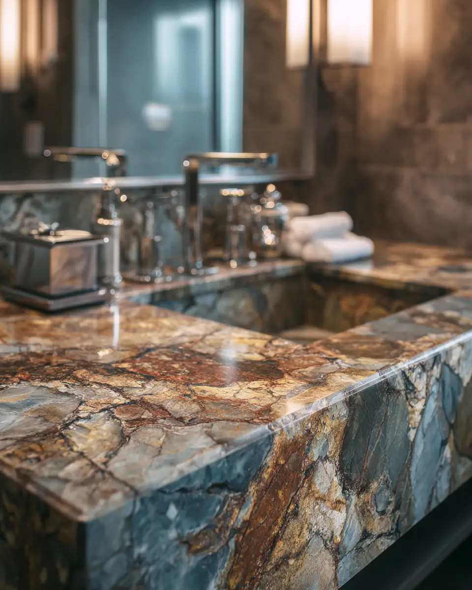 Stone-Inspired Bathroom Decor Ideas