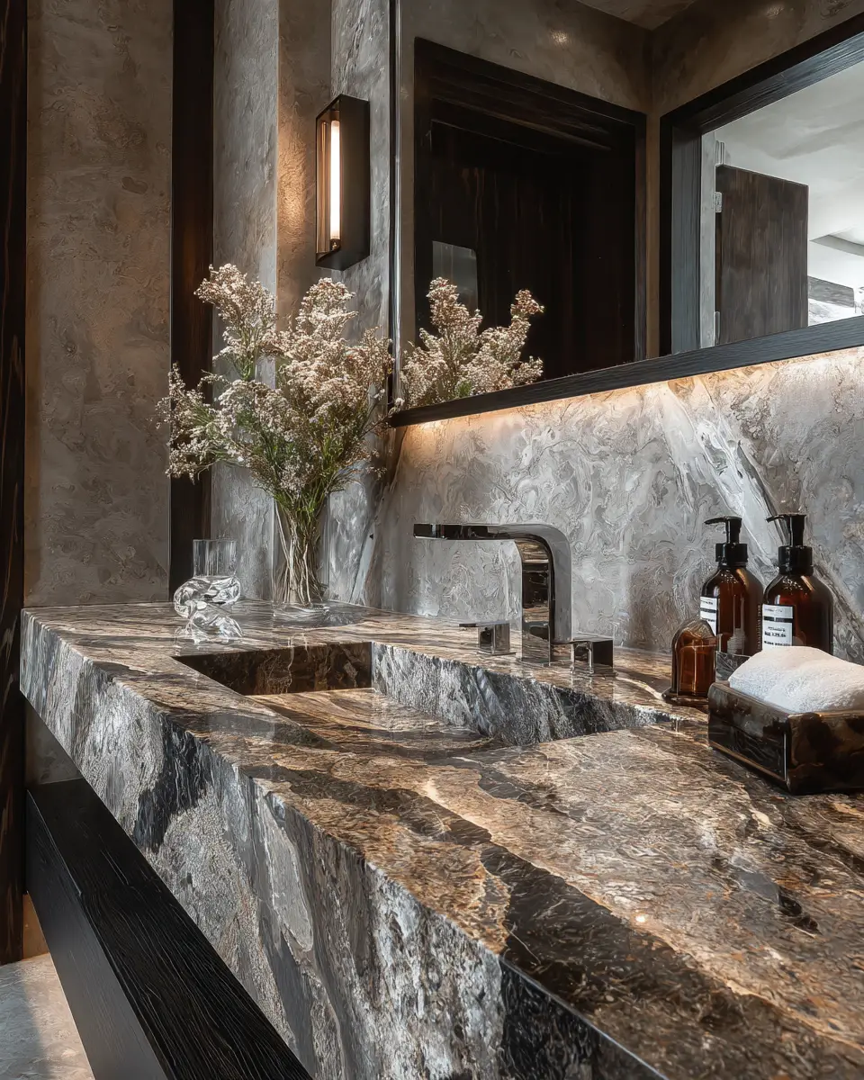 Stone-Inspired Bathroom Decor Ideas
