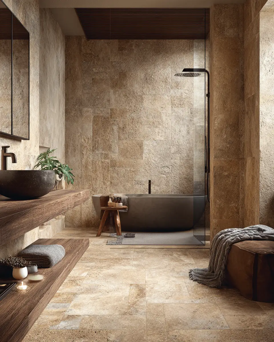 Stone-Inspired Bathroom Decor Ideas