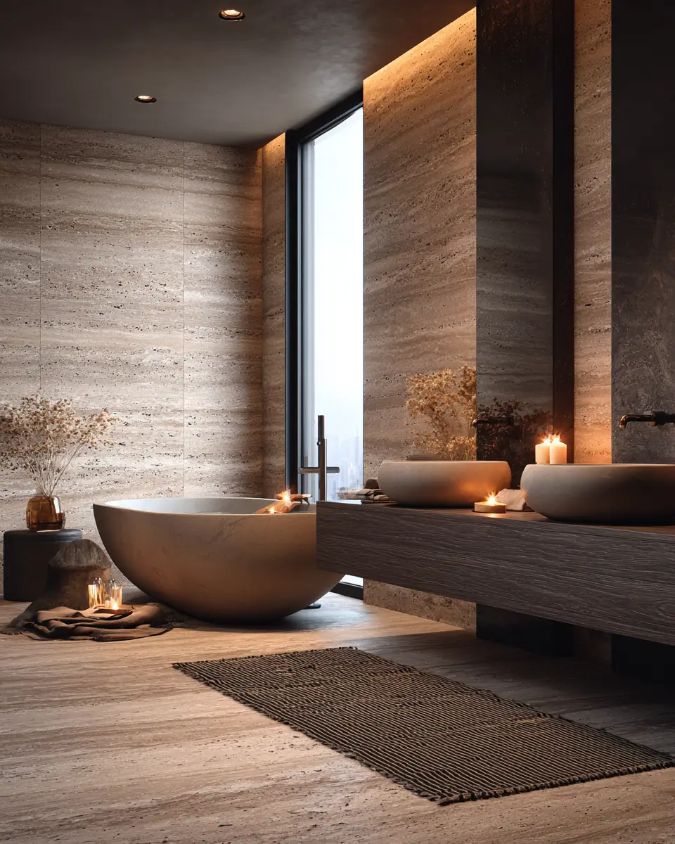 Stone-Inspired Bathroom Decor Ideas