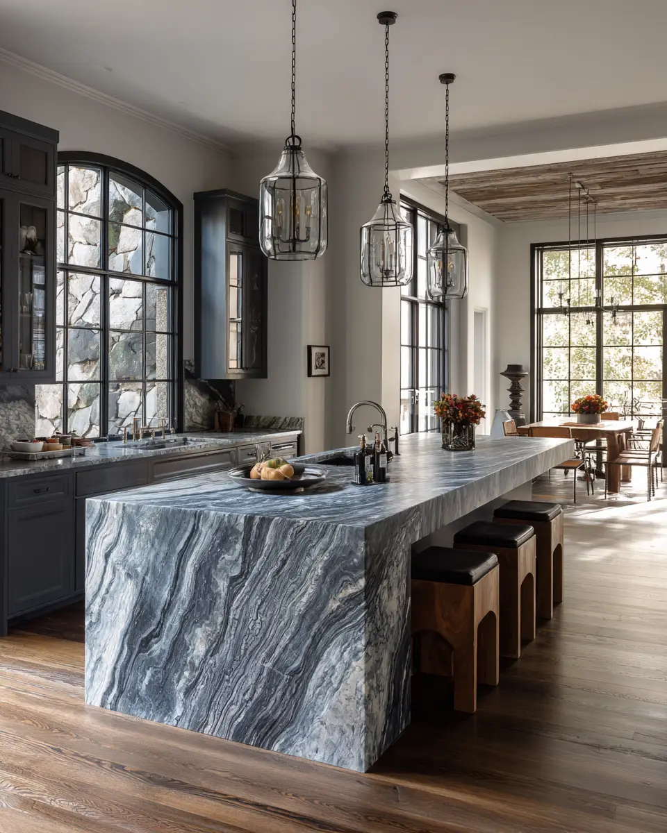 Stone-Inspired Kitchen Decor Ideas - Featured