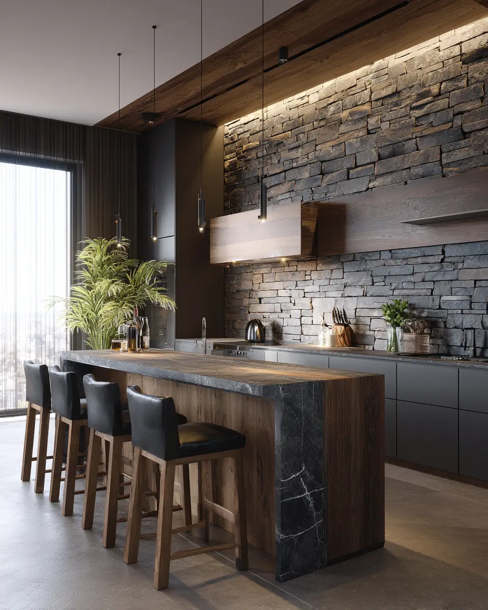Stone-Inspired Kitchen Decor Ideas