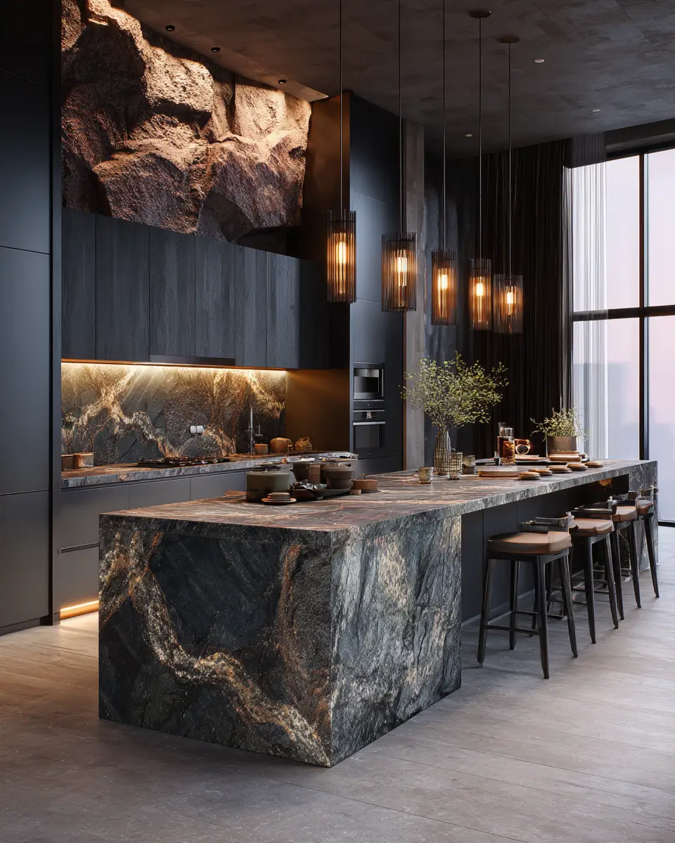 Stone-Inspired Kitchen Decor Ideas