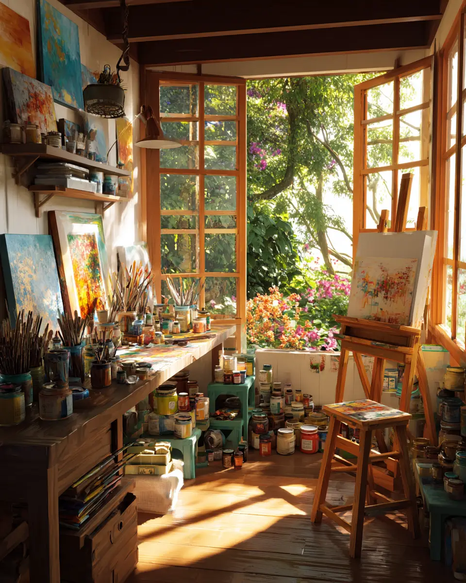 Sunlit Home Office Decor Ideas