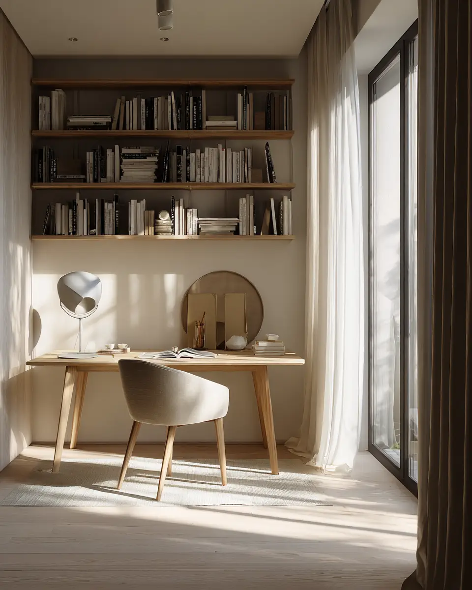 Sunlit Home Office Decor Ideas