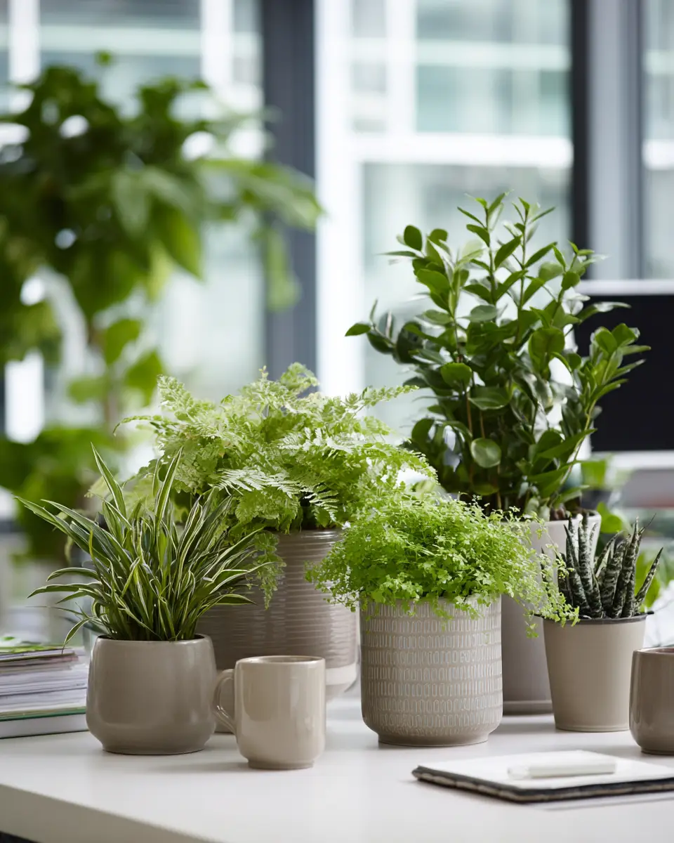 Taupe Boho Home Office Decor Ideas