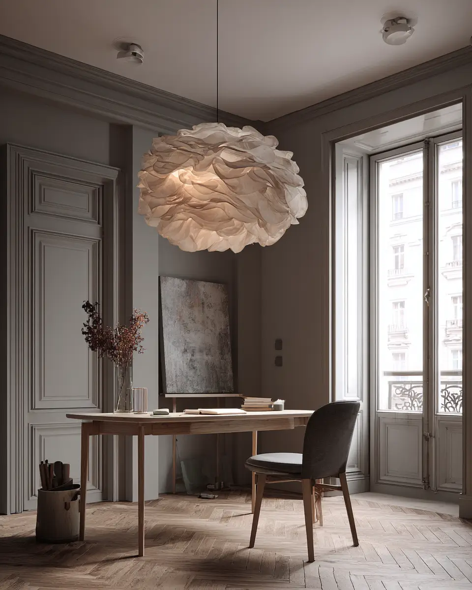 Taupe Boho Home Office Decor Ideas