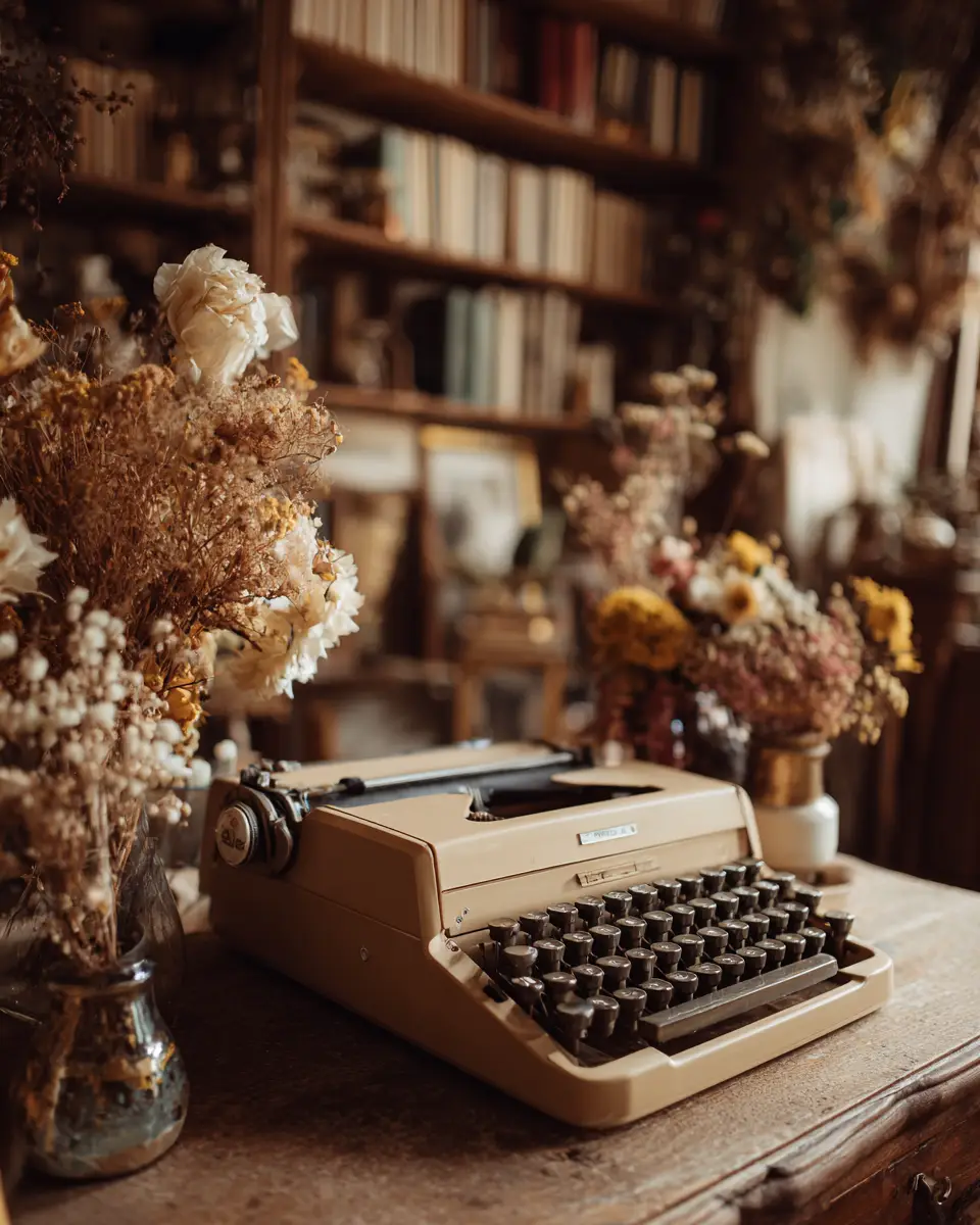 Taupe Boho Home Office Decor Ideas