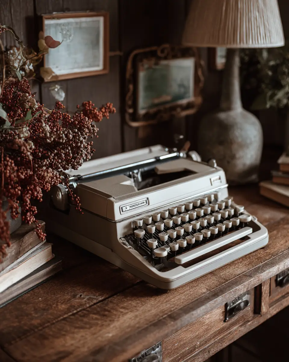Taupe Boho Home Office Decor Ideas