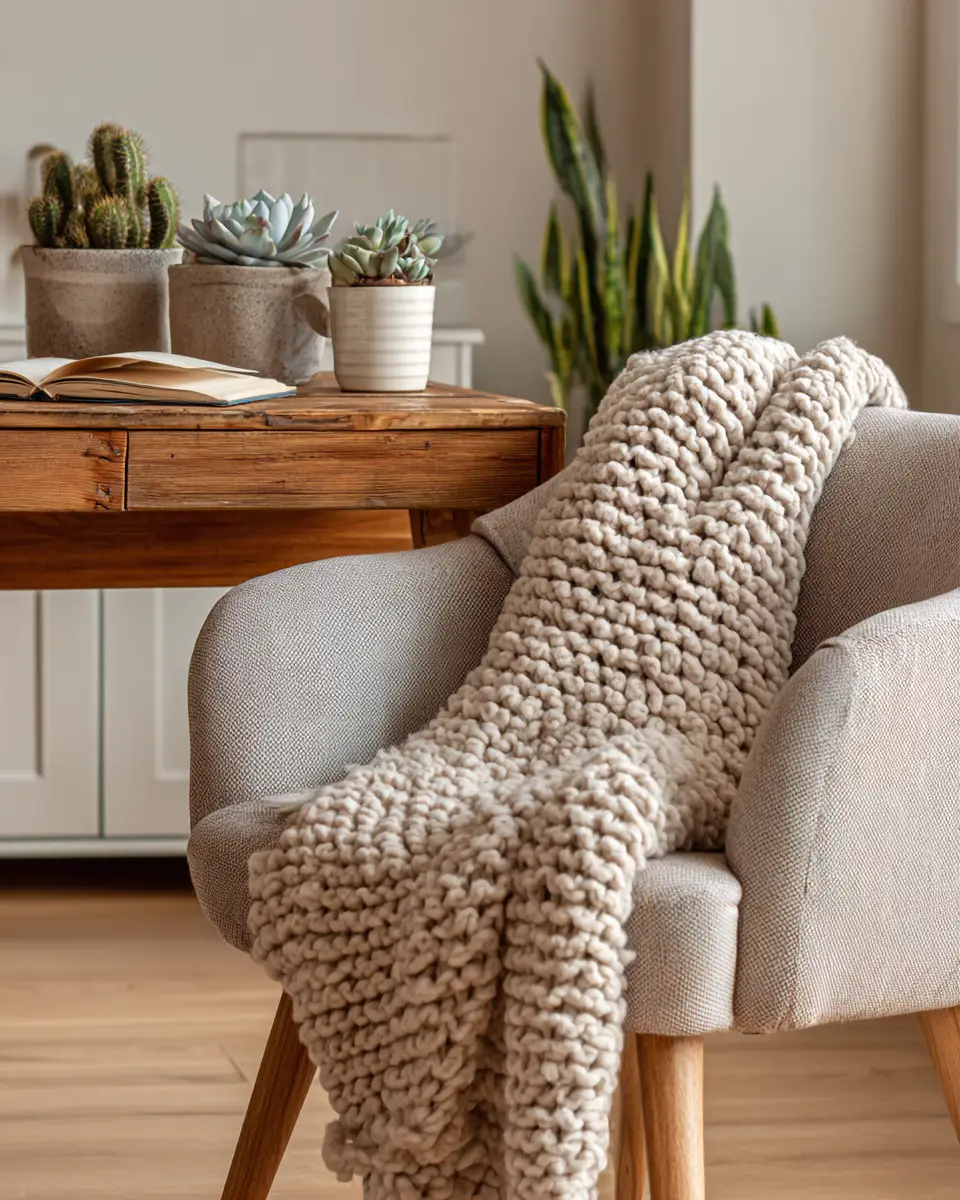 Taupe Boho Home Office Decor Ideas