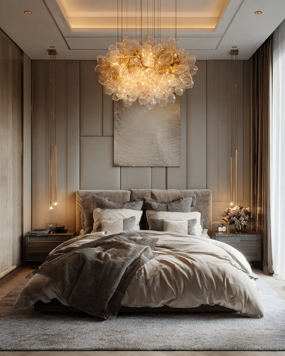 Taupe Classic Bedroom Decor Ideas