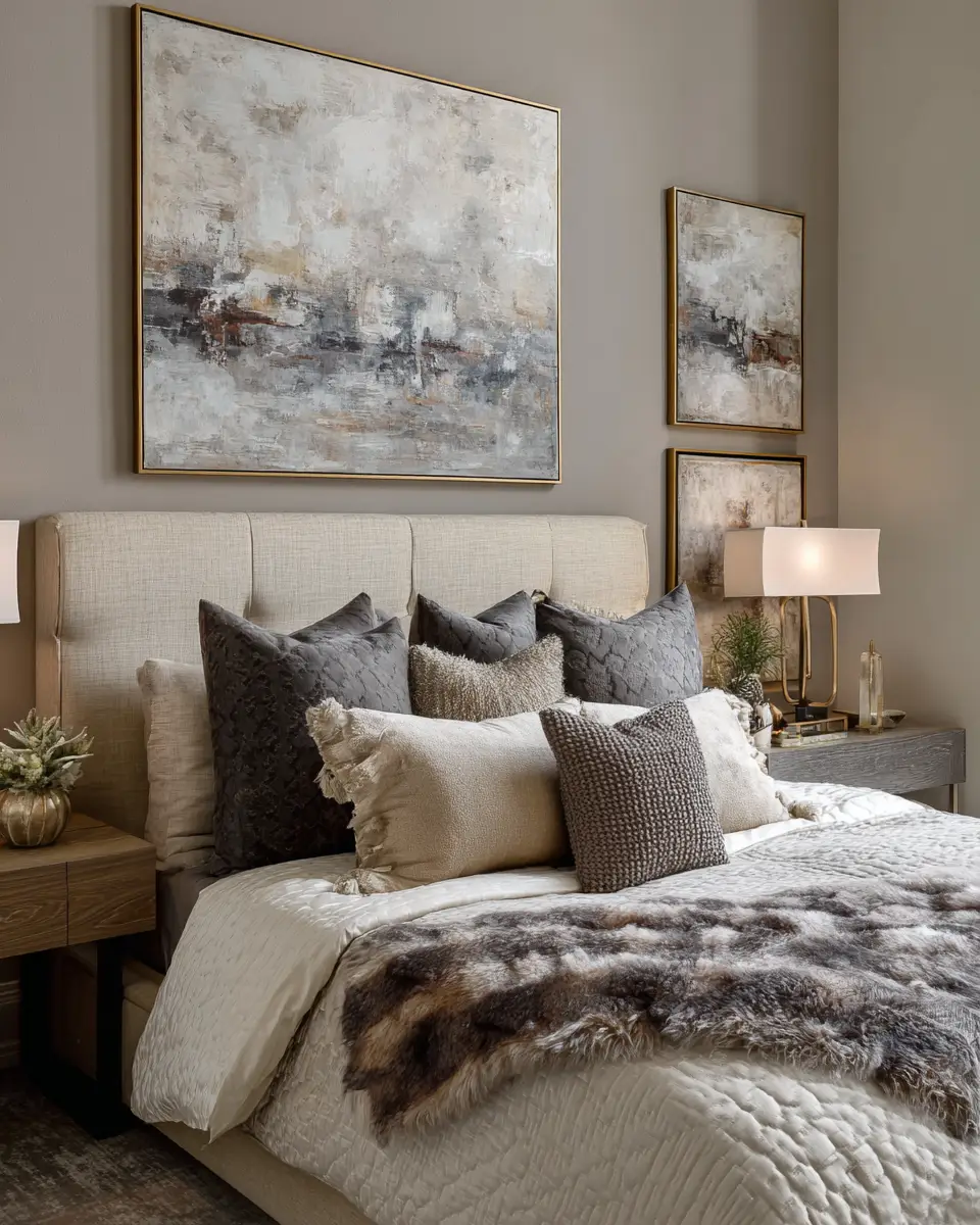 Taupe Classic Bedroom Decor Ideas