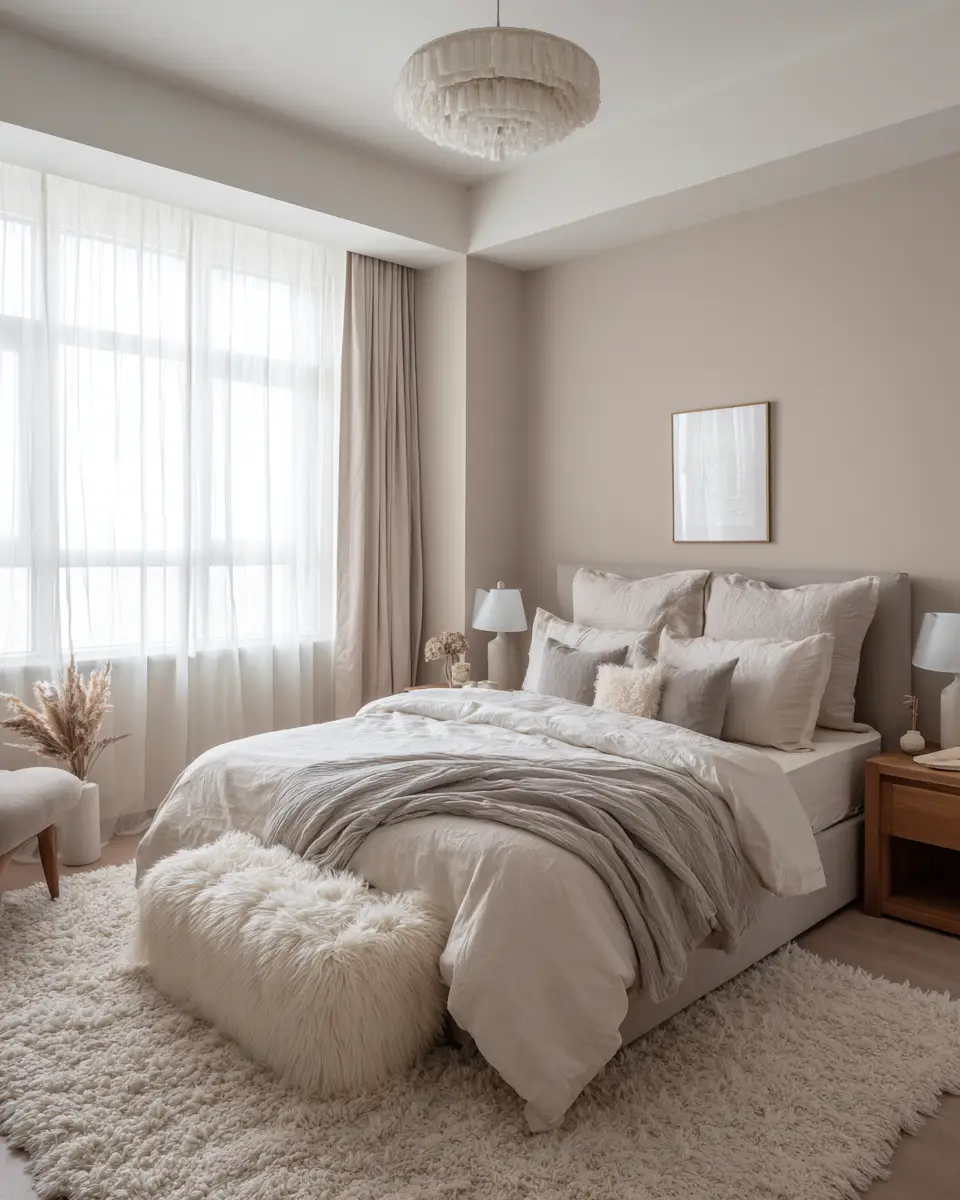 Taupe Classic Bedroom Decor Ideas