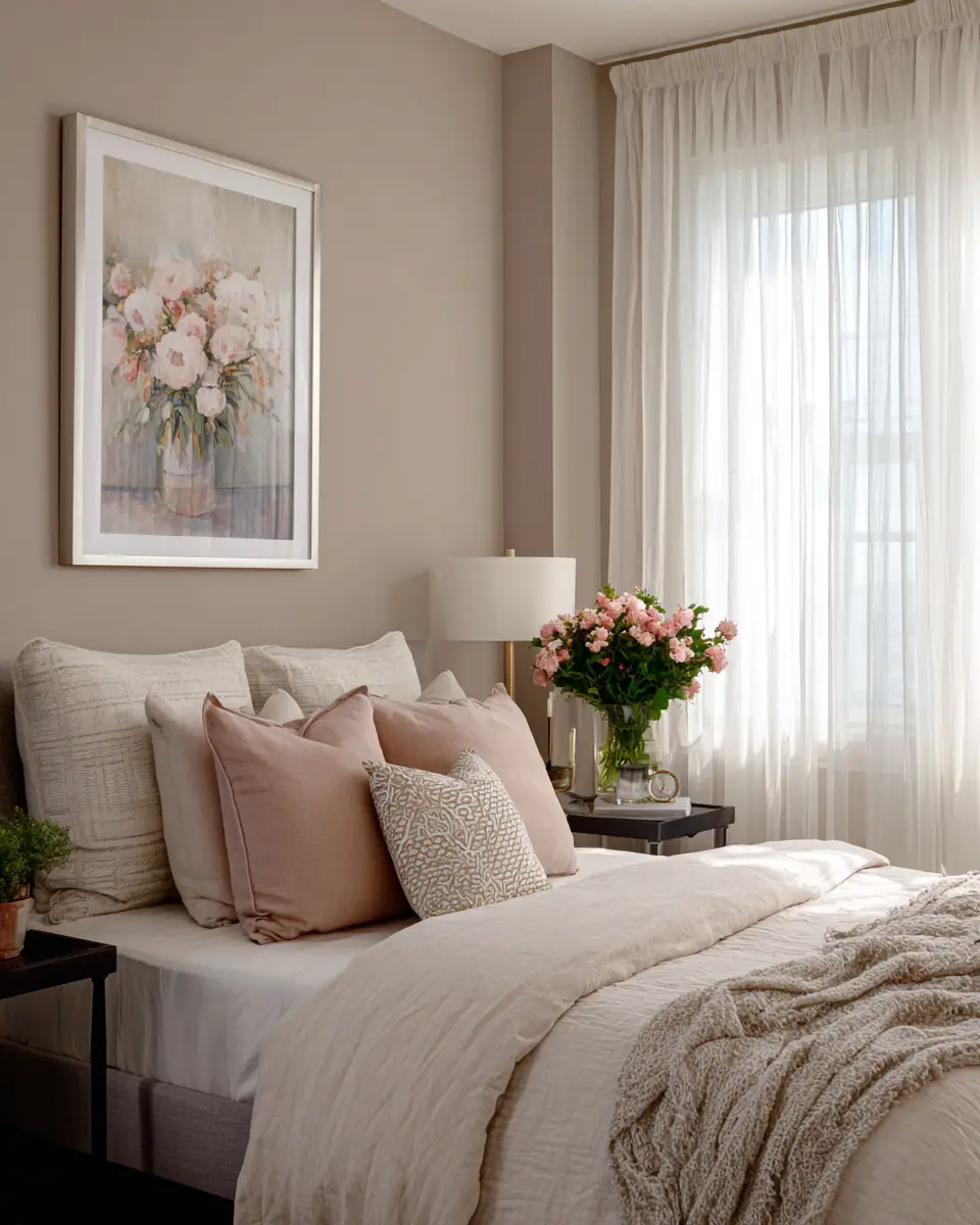 Taupe Classic Bedroom Decor Ideas