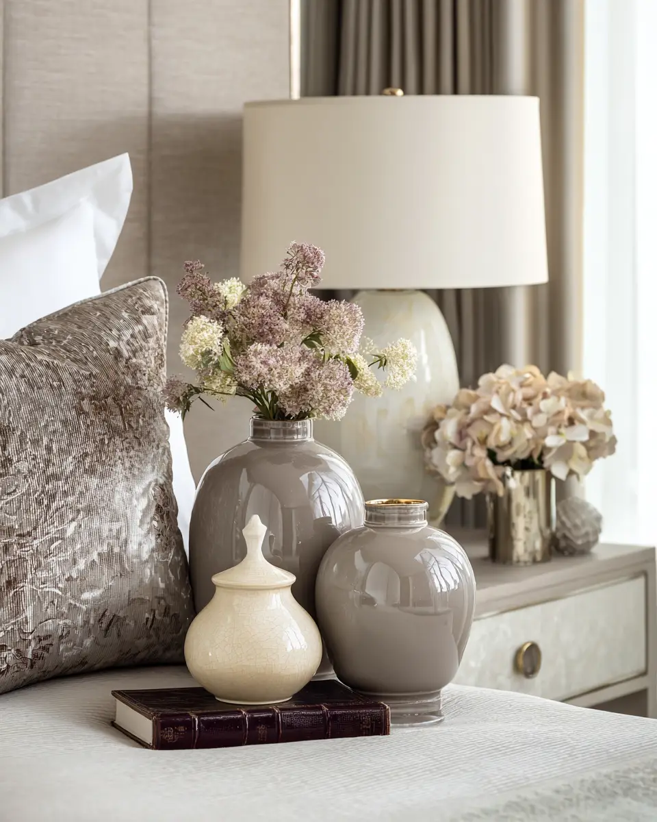 Taupe Classic Bedroom Decor Ideas