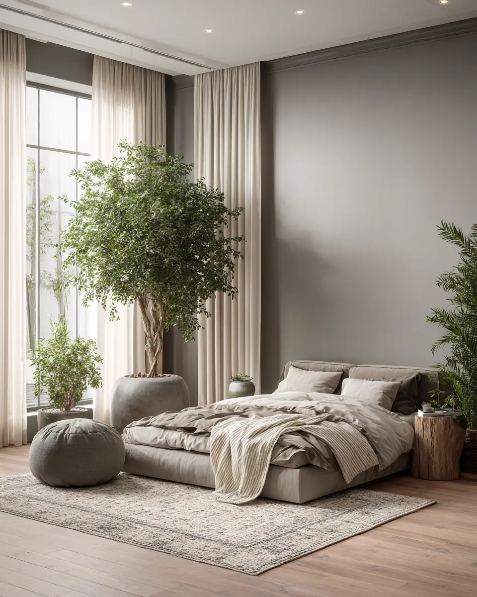 Taupe Classic Bedroom Decor Ideas