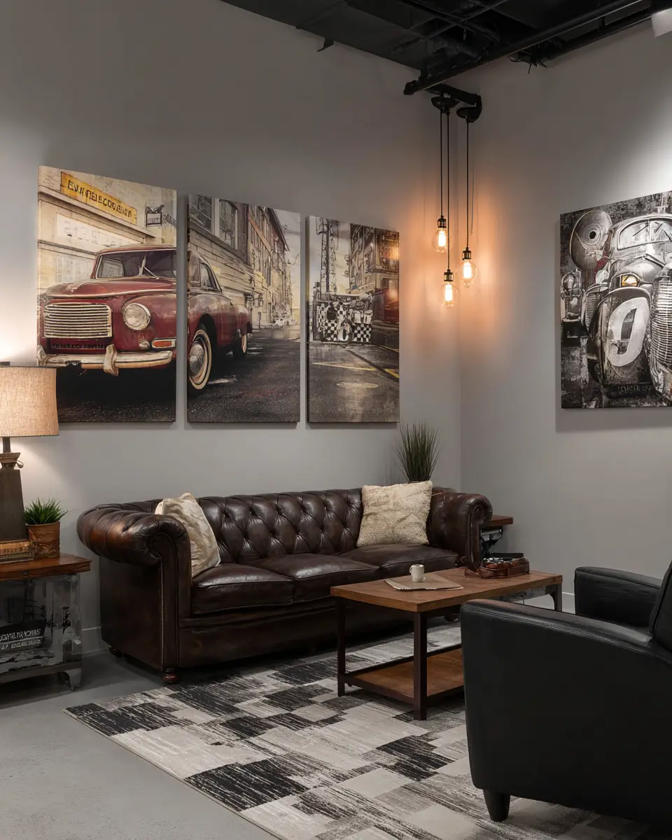 Taupe Contemporary Garage Decor Ideas