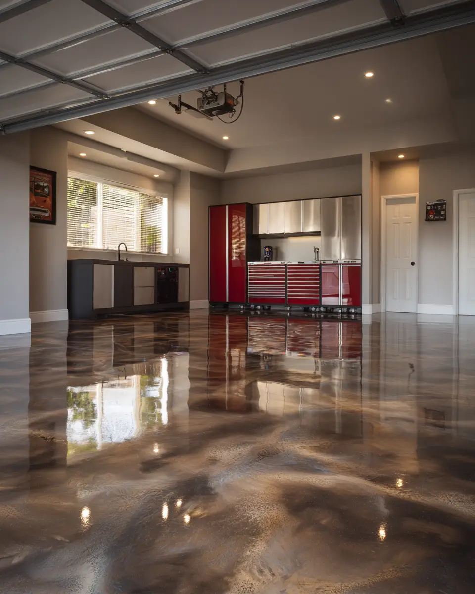 Taupe Contemporary Garage Decor Ideas