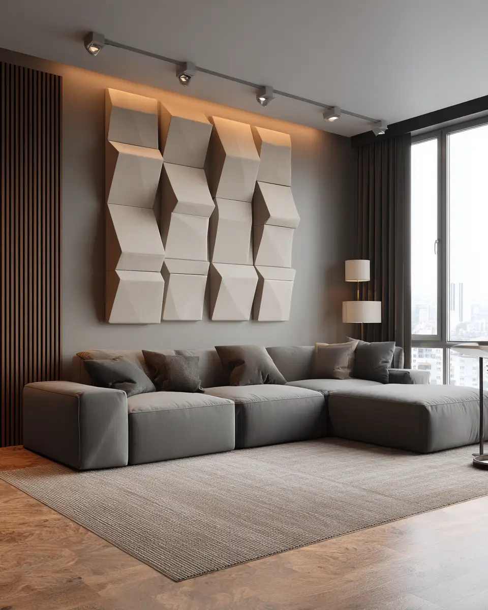 Taupe Contemporary Garage Decor Ideas