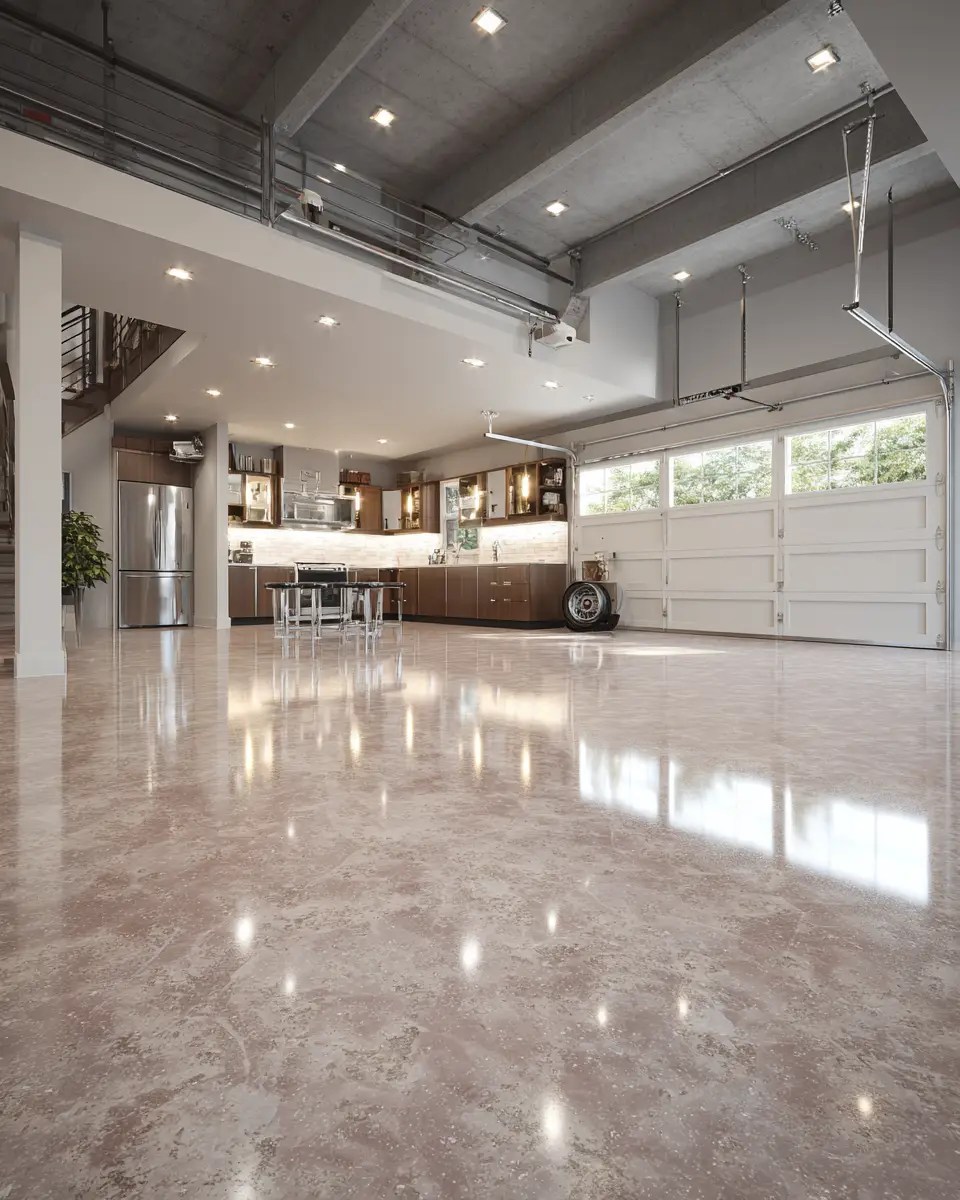 Taupe Contemporary Garage Decor Ideas