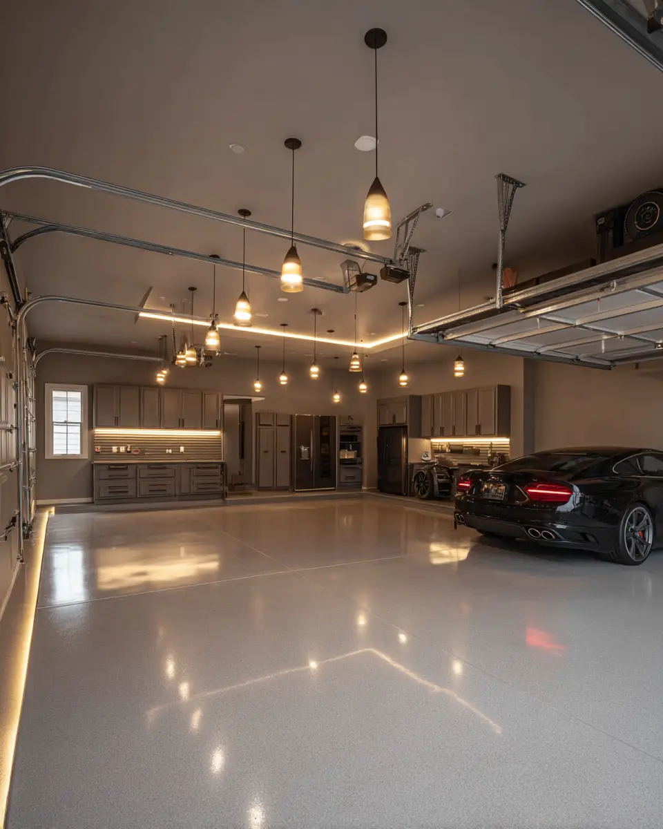 Taupe Contemporary Garage Decor Ideas