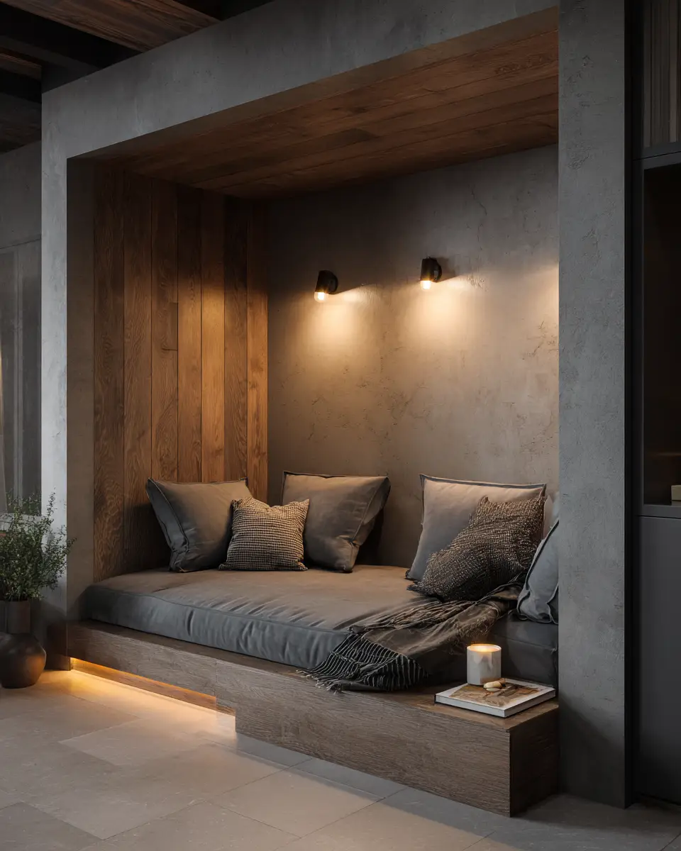 Taupe Contemporary Garage Decor Ideas