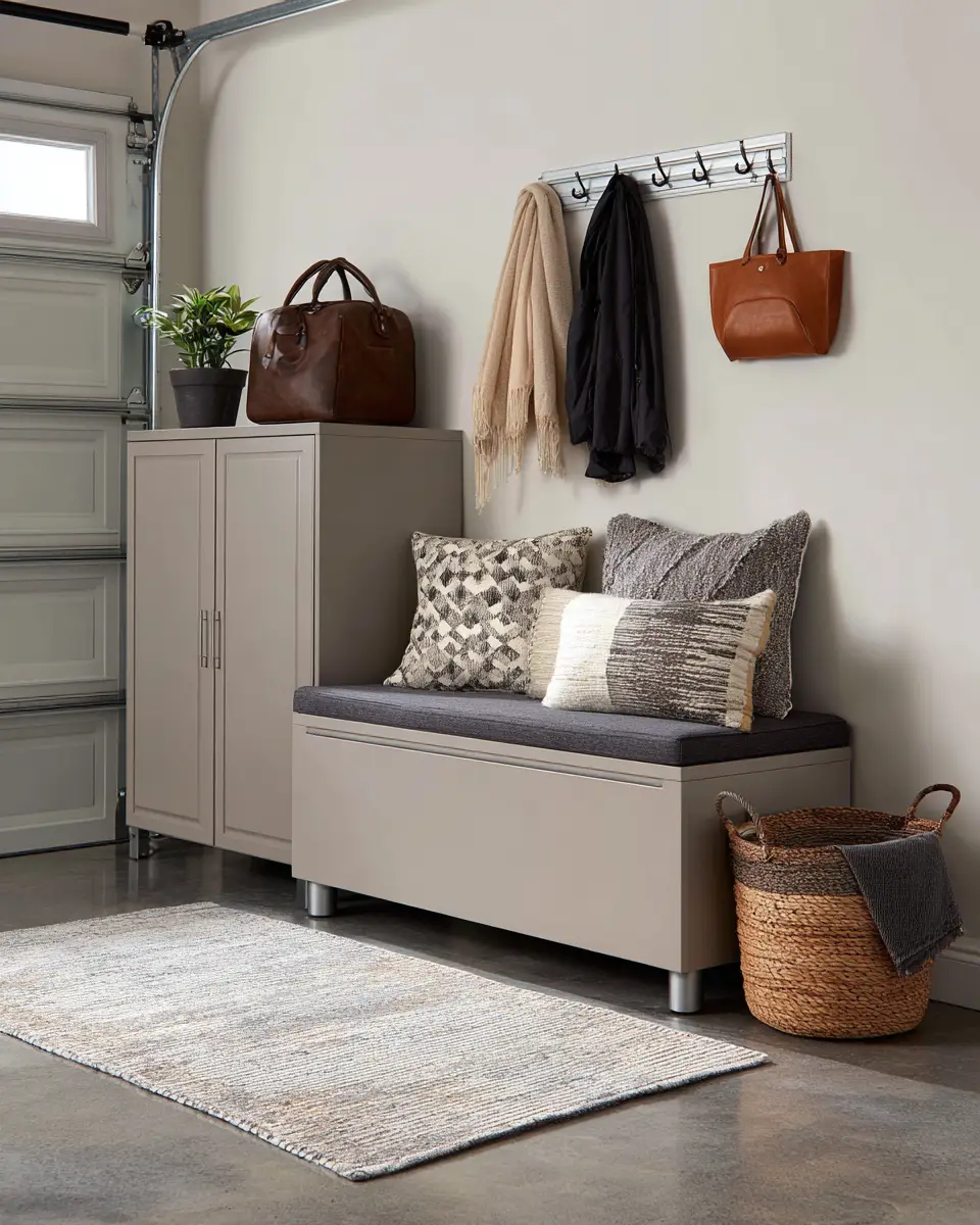 Taupe Contemporary Garage Decor Ideas