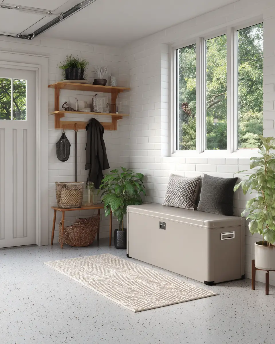 Taupe Contemporary Garage Decor Ideas