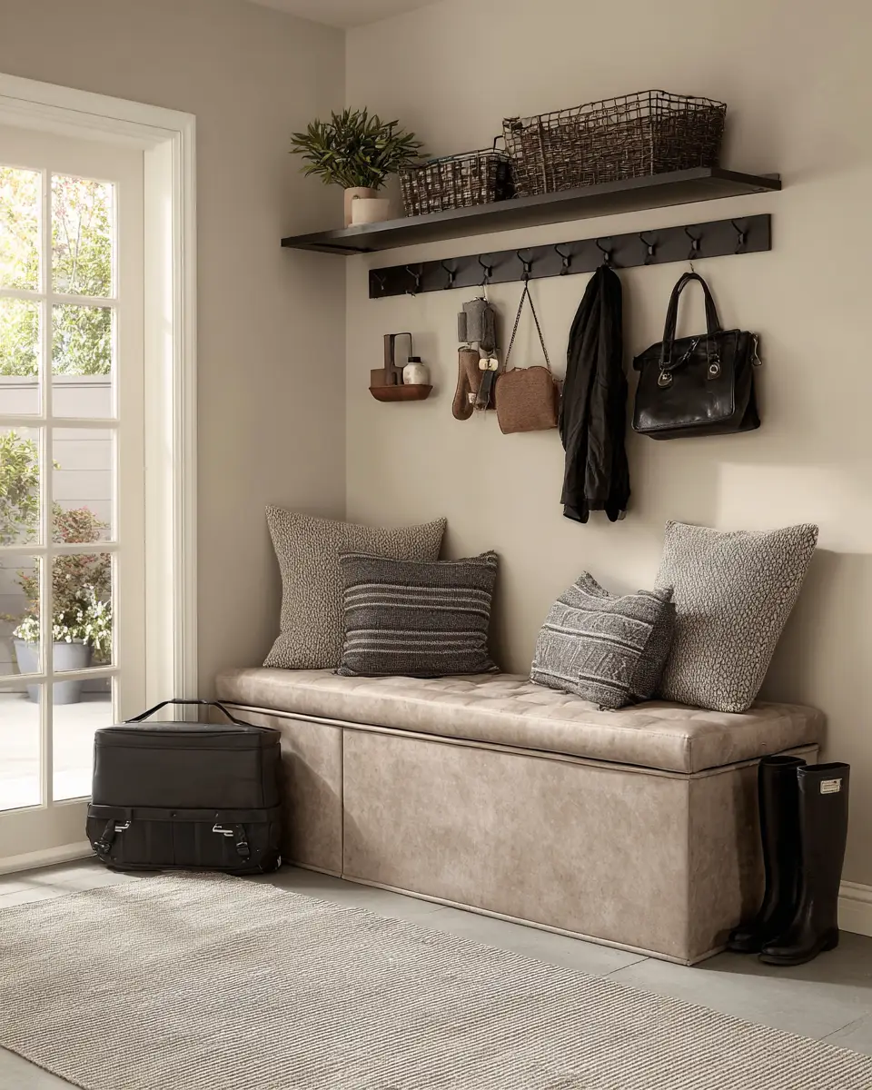 Taupe Contemporary Garage Decor Ideas